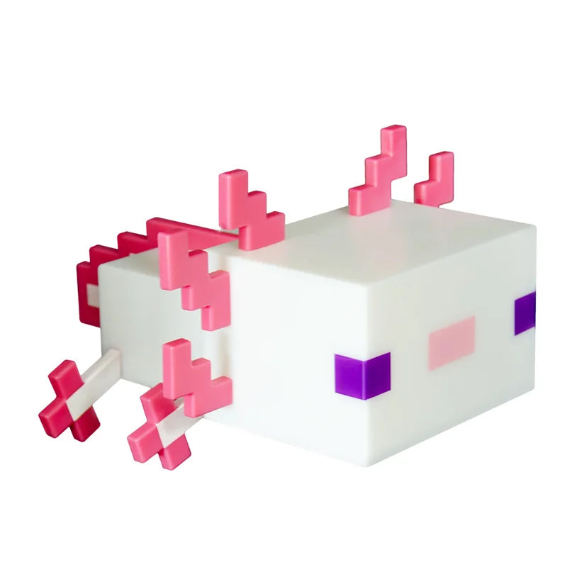 Night Light. My World Axolotl Night Light Model Gift.