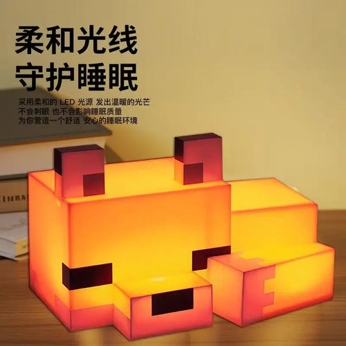 Night Light. My World Axolotl Night Light Model Gift.
